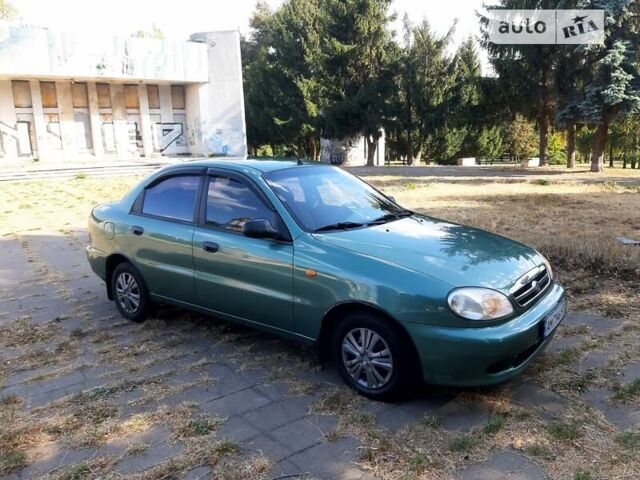 Зелений ЗАЗ Ланос, об'ємом двигуна 1.5 л та пробігом 205 тис. км за 2899 $, фото 1 на Automoto.ua