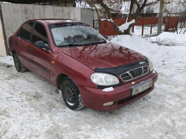 Червоний ЗАЗ Sens, об'ємом двигуна 1.3 л та пробігом 190 тис. км за 1500 $, фото 1 на Automoto.ua