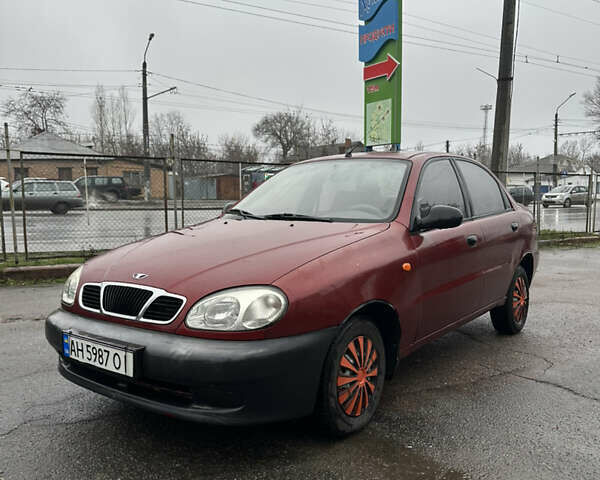 Красный ЗАЗ Сенс, объемом двигателя 1.3 л и пробегом 88 тыс. км за 1650 $, фото 1 на Automoto.ua