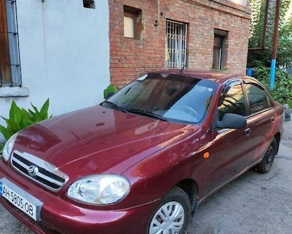 Красный ЗАЗ Сенс, объемом двигателя 1.3 л и пробегом 101 тыс. км за 3200 $, фото 1 на Automoto.ua