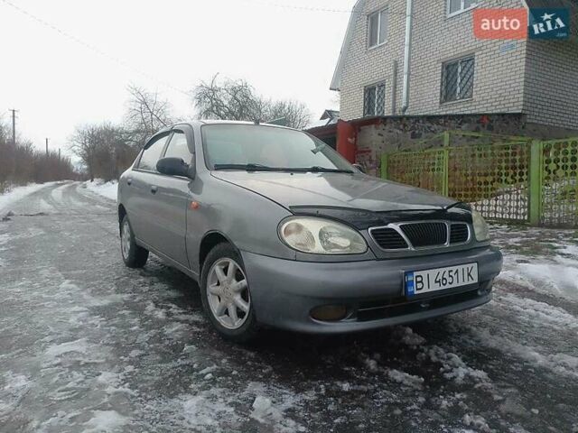 Сірий ЗАЗ Sens, об'ємом двигуна 1.4 л та пробігом 188 тис. км за 1600 $, фото 1 на Automoto.ua