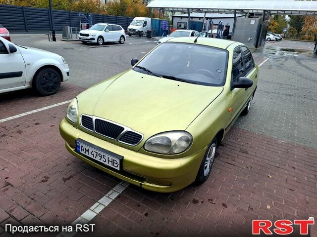 Зелений ЗАЗ Sens, об'ємом двигуна 1.3 л та пробігом 200 тис. км за 1450 $, фото 1 на Automoto.ua