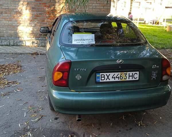 Зеленый ЗАЗ Сенс, объемом двигателя 1.3 л и пробегом 66 тыс. км за 3200 $, фото 1 на Automoto.ua