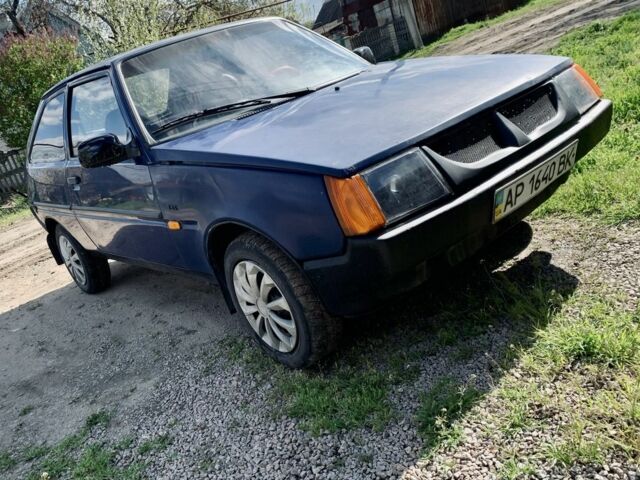 Синий ЗАЗ Таврия, объемом двигателя 1.2 л и пробегом 91 тыс. км за 600 $, фото 1 на Automoto.ua