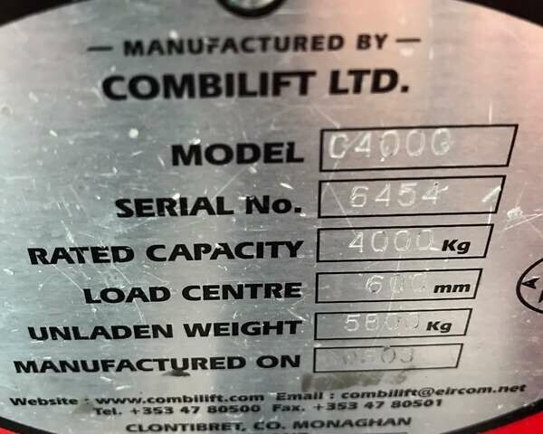 Красный Combilift Combi C, объемом двигателя 0 л и пробегом 2 тыс. км за 24000 $, фото 1 на Automoto.ua