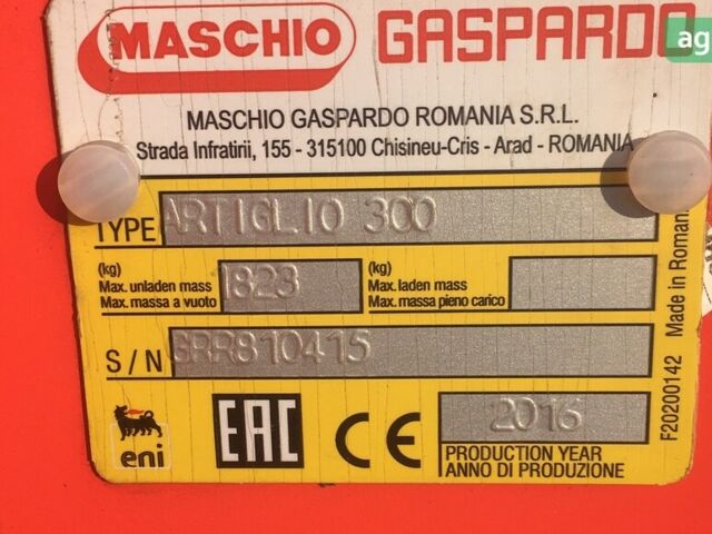 Maschio Gaspardo Artiglio, об'ємом двигуна 0 л та пробігом 0 тис. км за 12000 $, фото 1 на Automoto.ua