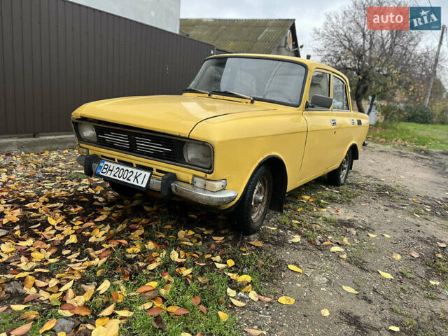 Желтый Москвич/АЗЛК 2140, объемом двигателя 1.48 л и пробегом 300 тыс. км за 350 $, фото 1 на Automoto.ua