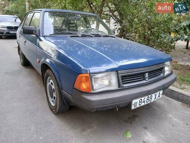 Синий Москвич/АЗЛК 2141, объемом двигателя 1.5 л и пробегом 120 тыс. км за 1000 $, фото 1 на Automoto.ua