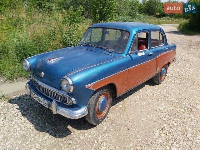 Синий Москвич/АЗЛК 402, объемом двигателя 1.2 л и пробегом 37 тыс. км за 2999 $, фото 1 на Automoto.ua