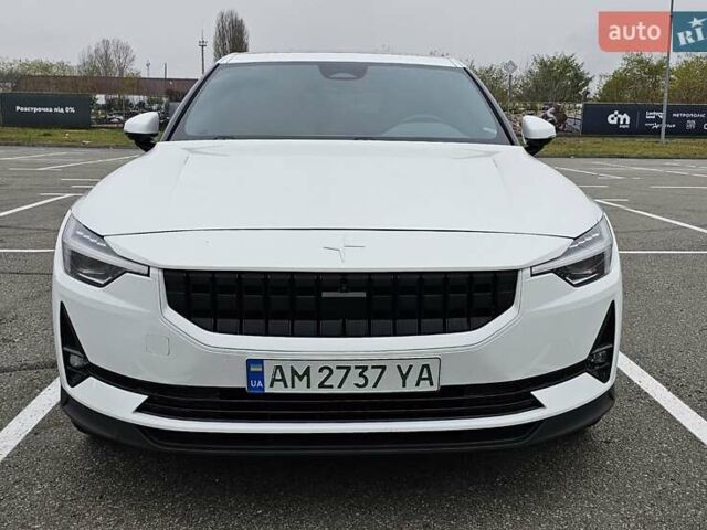 Белый Polestar 2, объемом двигателя 0 л и пробегом 94 тыс. км за 20000 $, фото 1 на Automoto.ua