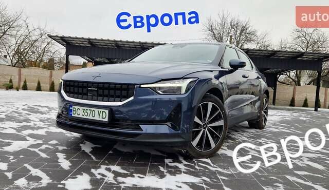 Синій Polestar 2, об'ємом двигуна 0 л та пробігом 56 тис. км за 22600 $, фото 1 на Automoto.ua