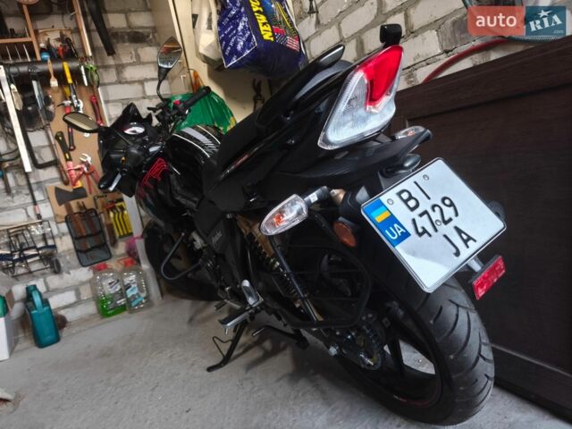 Черный TVS Apache RTR 180, объемом двигателя 0.18 л и пробегом 1 тыс. км за 1700 $, фото 1 на Automoto.ua