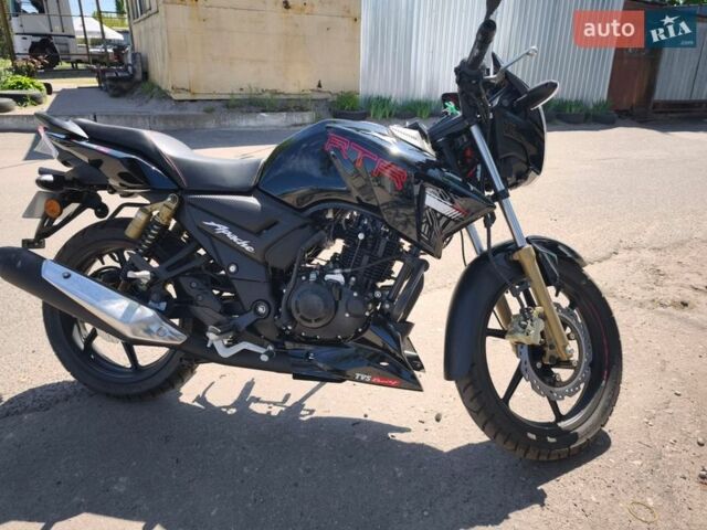 Черный TVS Apache RTR 180, объемом двигателя 0.18 л и пробегом 1 тыс. км за 1700 $, фото 1 на Automoto.ua