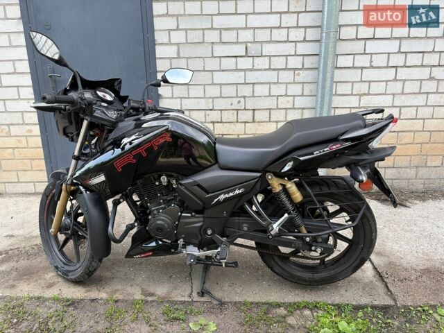 Черный TVS Apache RTR 180, объемом двигателя 0.18 л и пробегом 5 тыс. км за 1350 $, фото 1 на Automoto.ua