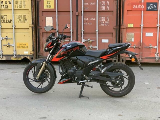 Чорний TVS Apache RTR 200, об'ємом двигуна 0.2 л та пробігом 4 тис. км за 1933 $, фото 1 на Automoto.ua