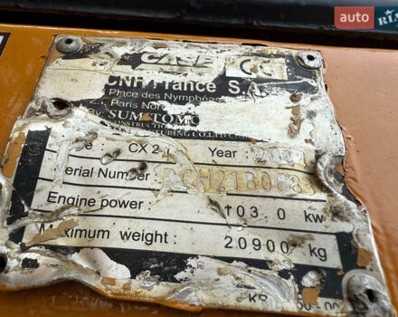 Case Construction CX 210, объемом двигателя 0 л и пробегом 10 тыс. км за 62294 $, фото 11 на Automoto.ua