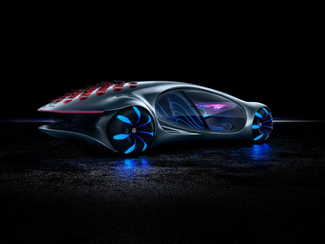 Концепт-кар автомобиля аватара Vision AVTR концепт-кар от Мерседес