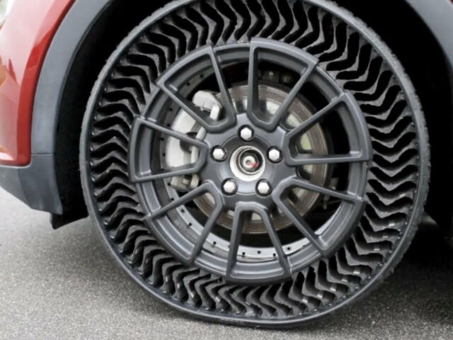 General Motors и Michelin создали неубиваемые безвоздушные шины