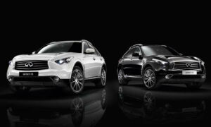 Infiniti FX в стиле зебры