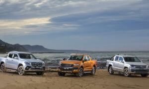 Mercedes  X-Class, Volkswagen Amarok, Ford F150 Raptor и Ranger Raptor гонки