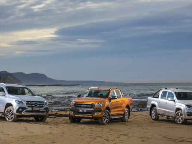 Mercedes X-Class, Volkswagen Amarok, Ford F150 Raptor і Ranger Raptor Mercedes X-Class, Volkswagen Amarok, Ford F150 Raptor і Ranger Raptor перегони