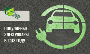 Хит-парад электромобилей, поставленных на первую регистрацию в 2018 году