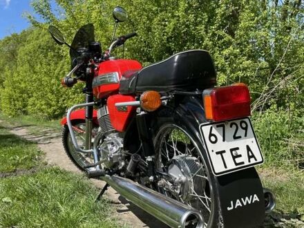 Красный Jawa (ЯВА) 350, объемом двигателя 0.35 л и пробегом 10 тыс. км за 1900 $, фото 1 на Automoto.ua
