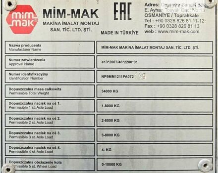 Белый Mik-Mak CMK, объемом двигателя 0 л и пробегом 40 тыс. км за 63274 $, фото 4 на Automoto.ua
