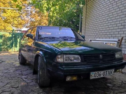 Зелений Москвич/АЗЛК 2141, об'ємом двигуна 1.7 л та пробігом 300 тис. км за 1250 $, фото 1 на Automoto.ua