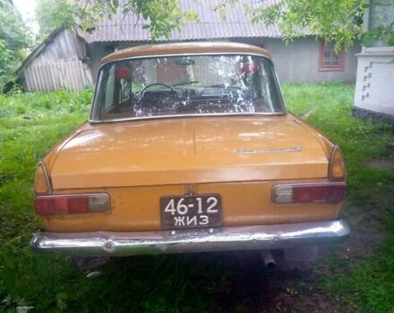 Желтый Москвич/АЗЛК 412, объемом двигателя 1.3 л и пробегом 66 тыс. км за 400 $, фото 1 на Automoto.ua