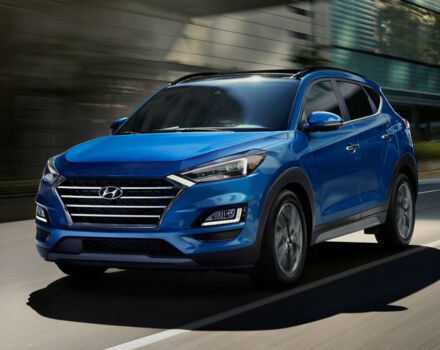 Новый Hyundai Tucson синего цвета на AutoMoto.ua