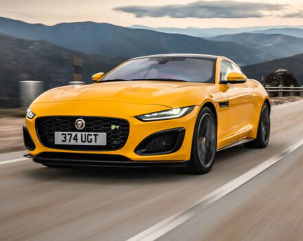 Купе Jaguar F-Type 2021 желтого цвета на AutoMoto.ua