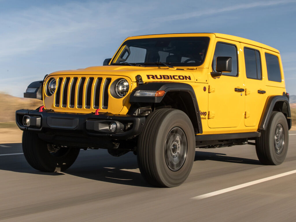 Новий Jeep Wrangler 2020 року на дорозі