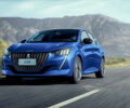 Синий Peugeot 208 2020 Хэтчбек Peugeot 208 синего цвета