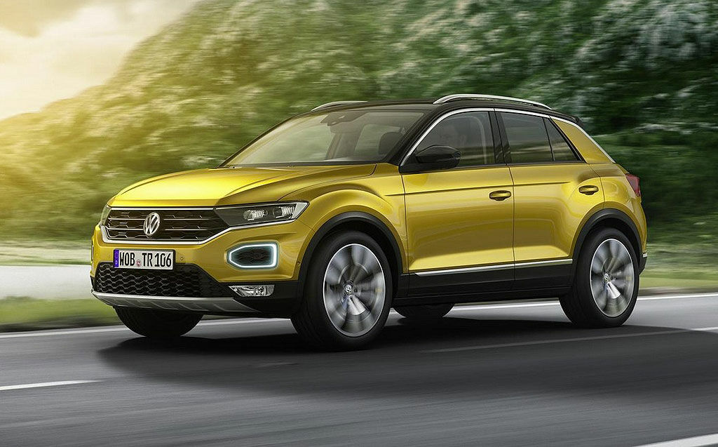 Новый Volkswagen T-Roc 2020 Кроссовер Volkswagen T-Roc 2020 года выпуска