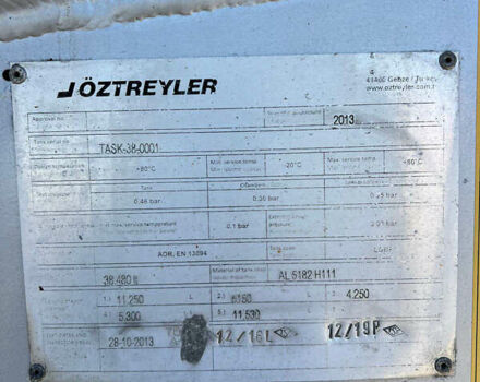 Серый Oztreyler ADR Tanker, объемом двигателя 0 л и пробегом 0 тыс. км за 34800 $, фото 11 на Automoto.ua