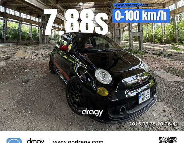 Черный Абарт Fiat 500, объемом двигателя 1.4 л и пробегом 119 тыс. км за 8900 $, фото 14 на Automoto.ua