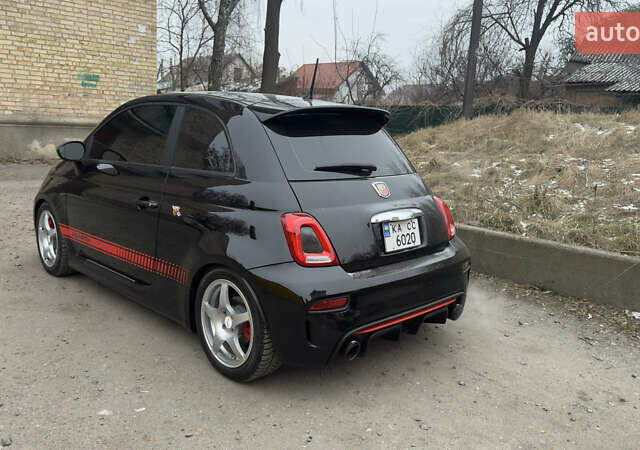 Черный Абарт Fiat 500, объемом двигателя 1.37 л и пробегом 61 тыс. км за 15500 $, фото 14 на Automoto.ua