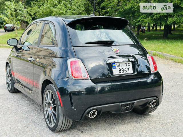 Черный Абарт Fiat 500, объемом двигателя 1.4 л и пробегом 99 тыс. км за 9100 $, фото 11 на Automoto.ua