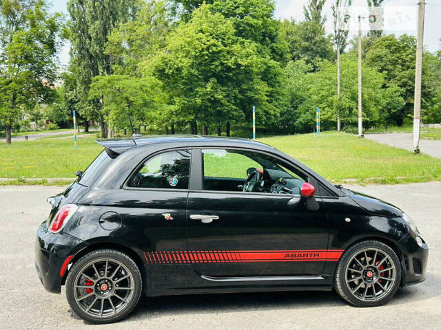 Черный Абарт Fiat 500, объемом двигателя 1.4 л и пробегом 99 тыс. км за 9100 $, фото 15 на Automoto.ua