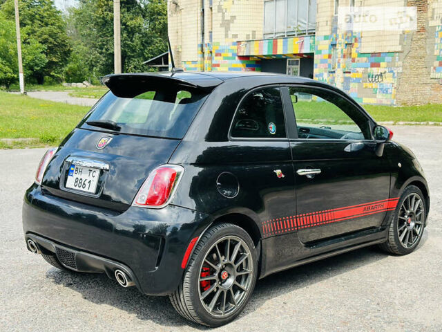 Черный Абарт Fiat 500, объемом двигателя 1.4 л и пробегом 99 тыс. км за 9100 $, фото 14 на Automoto.ua
