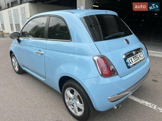 Синий Абарт Fiat 500, объемом двигателя 1.2 л и пробегом 78 тыс. км за 7500 $, фото 4 на Automoto.ua