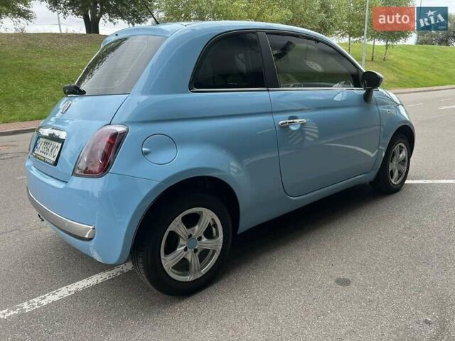 Синий Абарт Fiat 500, объемом двигателя 1.2 л и пробегом 78 тыс. км за 7500 $, фото 3 на Automoto.ua