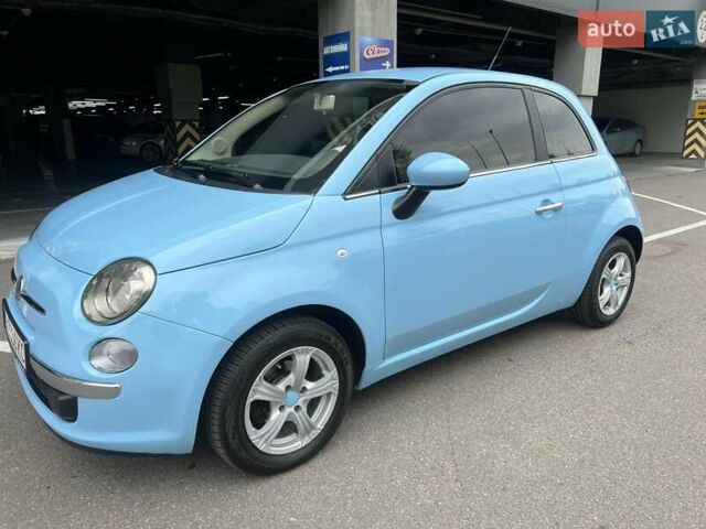 Синий Абарт Fiat 500, объемом двигателя 1.2 л и пробегом 78 тыс. км за 7500 $, фото 1 на Automoto.ua