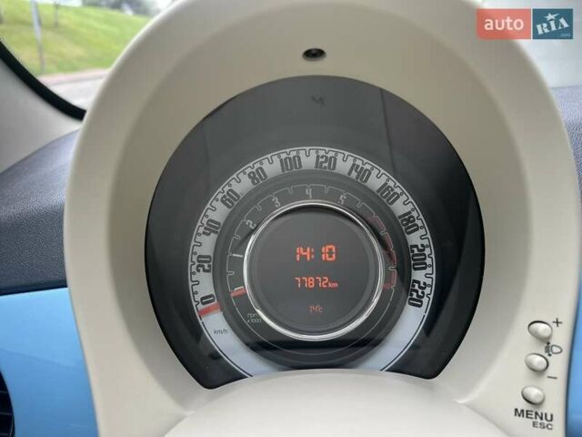 Синий Абарт Fiat 500, объемом двигателя 1.2 л и пробегом 78 тыс. км за 7500 $, фото 14 на Automoto.ua