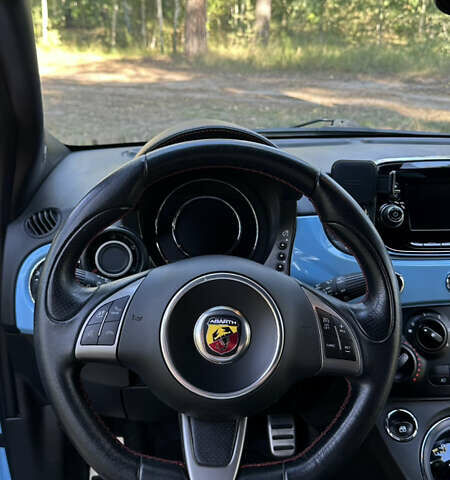 Синий Абарт Fiat 500, объемом двигателя 1.4 л и пробегом 57 тыс. км за 14750 $, фото 13 на Automoto.ua