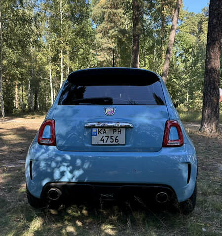 Синий Абарт Fiat 500, объемом двигателя 1.4 л и пробегом 57 тыс. км за 14750 $, фото 4 на Automoto.ua