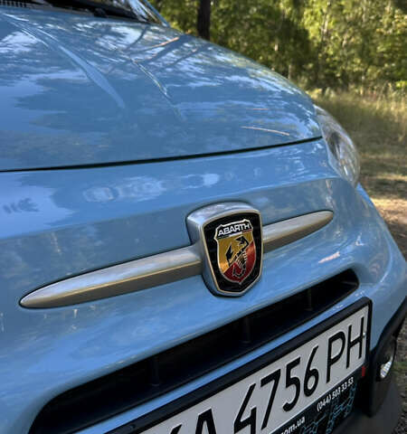 Синий Абарт Fiat 500, объемом двигателя 1.4 л и пробегом 57 тыс. км за 14750 $, фото 11 на Automoto.ua