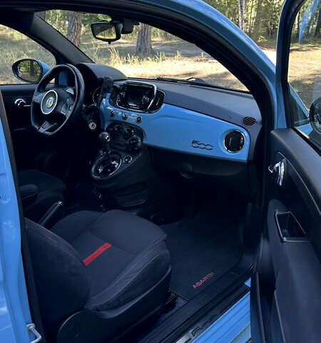 Синий Абарт Fiat 500, объемом двигателя 1.4 л и пробегом 57 тыс. км за 14750 $, фото 12 на Automoto.ua