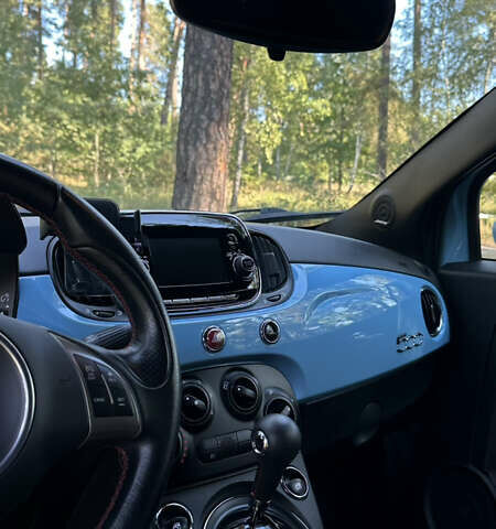 Синий Абарт Fiat 500, объемом двигателя 1.4 л и пробегом 57 тыс. км за 14750 $, фото 14 на Automoto.ua